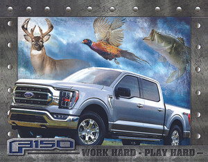 Ford F-150 Tin Sign Ford F-150 Tin Sign
