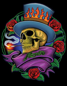 Poison Rose Skull Poison Rose Skull