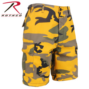 Rothco Colored Camo BDU Shorts Stinger Yellow Camo Size 2XL