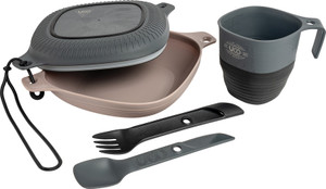 Six Piece Mess Kit Black/Gray Six Piece Mess Kit Black/Gray
