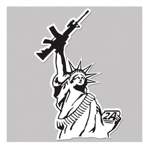 Sticker AR15 Liberty Sticker AR15 Liberty