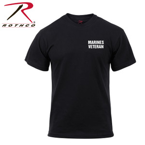 Rothco Veteran T-Shirt - Marines, Navy and Air Force Marines Size S Rothco Veteran T-Shirt - Marines, Navy and Air Force Marines Size S