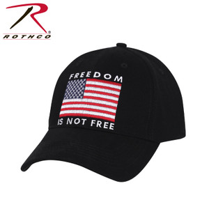 Rothco Freedom Is Not Free Low Profile Cap Black Size One Size