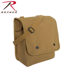Rothco Canvas Map Case Shoulder Bag Coyote Brown Rothco Canvas Map Case Shoulder Bag Coyote Brown
