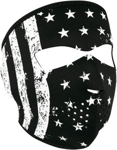 Full Face Mask BW Flag