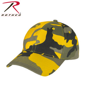 Rothco Color Camo Supreme Low Profile Cap Stinger Yellow Camo Size One Size