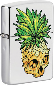 Leaf Skull Pineapple Lighter