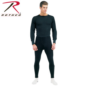 Rothco Thermal Knit Underwear Bottoms Black Size 3XL Rothco Thermal Knit Underwear Bottoms Black Size 3XL
