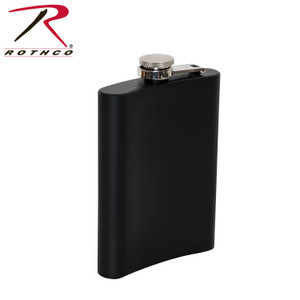 Rothco Stainless Steel Flask Black Rothco Stainless Steel Flask Black