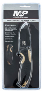 SWK SWMP13BSCP M&P FOLDER DROP POINT BLK/GLD SWK SWMP13BSCP M&P FOLDER DROP POINT BLK/GLD