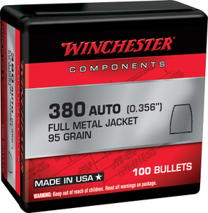 WIN WB380MC95X BUL 380 95 FMJ 100/10 WIN WB380MC95X BUL 380 95 FMJ 100/10