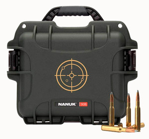 NANUK 908AMMO1   NANUK CASE W/WHT TARGET LOGO BLK NANUK 908AMMO1   NANUK CASE W/WHT TARGET LOGO BLK