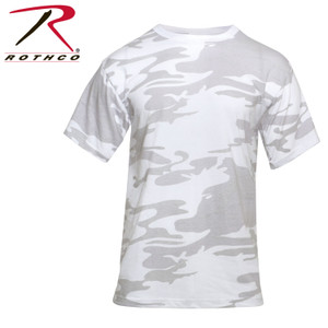 Rothco Color Camo T-Shirts White Camo Size 3XL