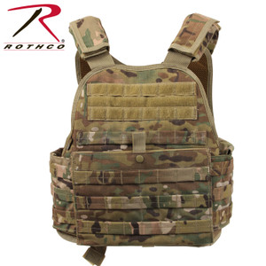 Rothco MOLLE Plate Carrier Vest MultiCam Size 2XL / 3XL Rothco MOLLE Plate Carrier Vest MultiCam Size 2XL / 3XL