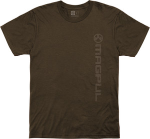 MAGPUL MAG1113-200-S  VERT LOGO      SHIRT SM  BRN