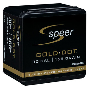 SPEER 308168GDB BULL .308 168 GOLDDOT        50/20 SPEER 308168GDB BULL .308 168 GOLDDOT        50/20
