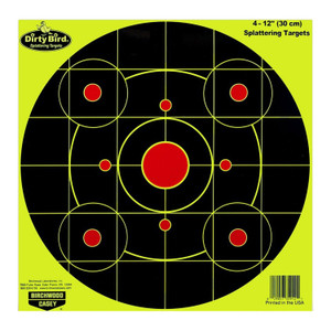 BIR 35912          DIRTYBRD 12"YELW BULLSEYE  4PK BIR 35912          DIRTYBRD 12"YELW BULLSEYE  4PK