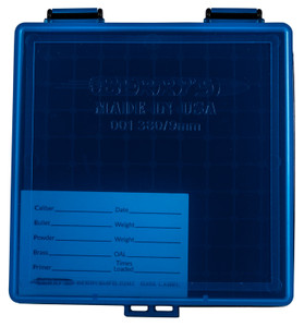 BERRYS 69874     001 AMMO BX .380/9MM  100R BLU/BK