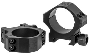 SIG SOA10011  ALPHA1 RINGS 30MM LOW  ALUM MAT BLK SIG SOA10011  ALPHA1 RINGS 30MM LOW  ALUM MAT BLK