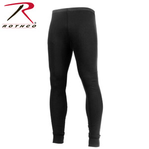 Rothco Midweight Thermal Knit Bottom Black Size 2XL Rothco Midweight Thermal Knit Bottom Black Size 2XL