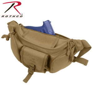 Rothco Tactical Concealed Carry Waist Pack Coyote Brown Rothco Tactical Concealed Carry Waist Pack Coyote Brown