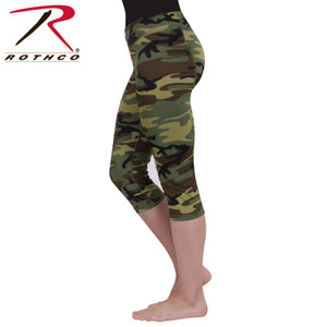 Rothco Womens Camo Workout Performance Capris Woodland Camo Size 2XL Rothco Womens Camo Workout Performance Capris Woodland Camo Size 2XL
