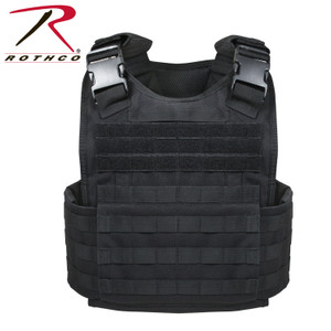 Rothco MOLLE Plate Carrier Vest Black Size 2XL / 3XL Rothco MOLLE Plate Carrier Vest Black Size 2XL / 3XL
