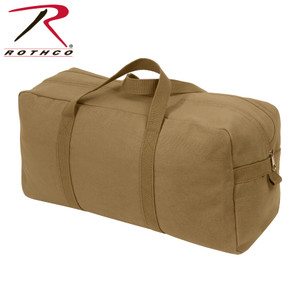 Rothco Canvas Tanker Style Tool Bag Coyote Brown Size One Size Rothco Canvas Tanker Style Tool Bag Coyote Brown Size One Size