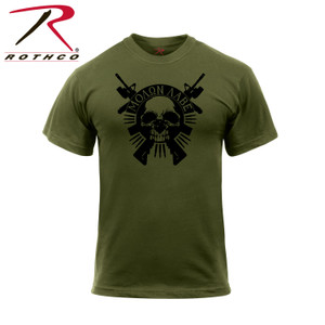 Rothco Molon Labe Skull T-Shirt Size L Rothco Molon Labe Skull T-Shirt Size L