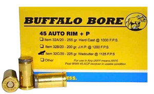 BBA*32C/20 45AR +P 225 WC 20/12 BBA*32C/20 45AR +P 225 WC 20/12
