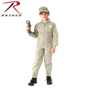 Rothco Kids Flightsuit Khaki Size S Rothco Kids Flightsuit Khaki Size S