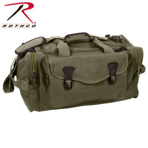 Rothco Canvas Long Weekend Bag Olive Drab Rothco Canvas Long Weekend Bag Olive Drab