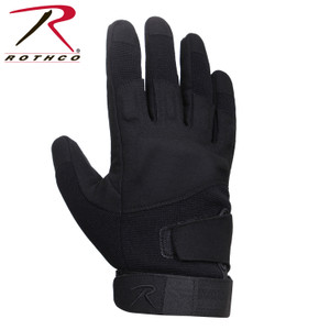 Rothco Low Profile Padded Gloves Black Size L Rothco Low Profile Padded Gloves Black Size L