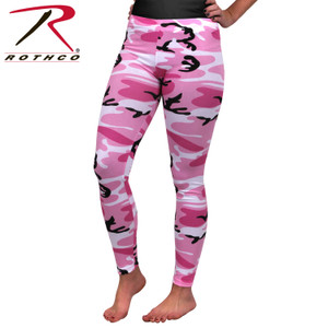 Rothco Womens Camo Leggings Pink Camo Size 2XL Rothco Womens Camo Leggings Pink Camo Size 2XL