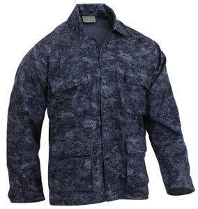 Rothco Digital Camo BDU Shirts Midnight Digital Camo Size XL Rothco Digital Camo BDU Shirts Midnight Digital Camo Size XL