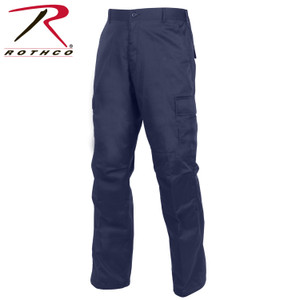 Rothco Relaxed Fit Zipper Fly BDU Pants Navy Blue Size L (35"-39" Waist) Rothco Relaxed Fit Zipper Fly BDU Pants Navy Blue Size L (35"-39" Waist)