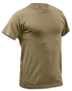 Rothco Quick Dry Moisture Wicking T-Shirt AR 670-1 Coyote Brown Size XL