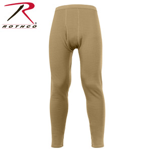Rothco ECWCS Gen III Mid-Weight Underwear Bottoms (Level II) AR 670-1 Coyote Brown Size S Rothco ECWCS Gen III Mid-Weight Underwear Bottoms (Level II) AR 670-1 Coyote Brown Size S