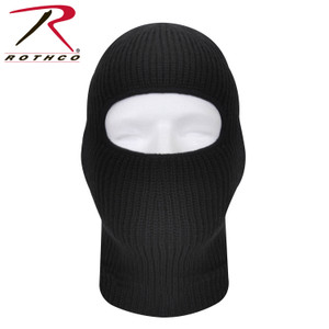 Rothco Fine Knit One Hole Facemask Black Size One Size Rothco Fine Knit One Hole Facemask Black Size One Size