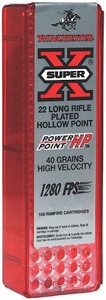 WIN X22LRPP1 22LR SUPER X 40 PP 100/20 WIN X22LRPP1 22LR SUPER X 40 PP 100/20