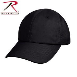 Rothco Mesh Back Tactical Cap Black Size One Size Rothco Mesh Back Tactical Cap Black Size One Size