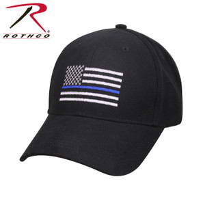 Rothco Thin Blue Line Flag Low Profile Cap Black Size One Size Rothco Thin Blue Line Flag Low Profile Cap Black Size One Size
