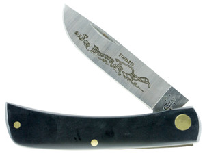CASE 00095 JET BLACK SYNTHETIC SOD BUSTER JR CASE 00095 JET BLACK SYNTHETIC SOD BUSTER JR