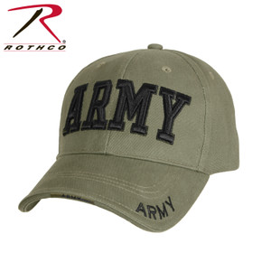 Rothco Deluxe Army Embroidered Low Profile Insignia Cap Olive Drab Size One Size Rothco Deluxe Army Embroidered Low Profile Insignia Cap Olive Drab Size One Size