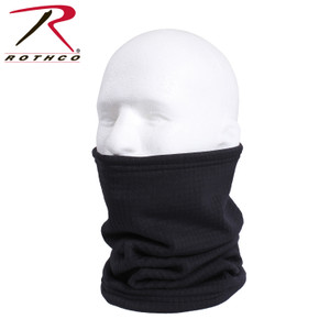 Rothco Grid Fleece Neck Gaiter Gen III Level 2 Black Size One Size Rothco Grid Fleece Neck Gaiter Gen III Level 2 Black Size One Size