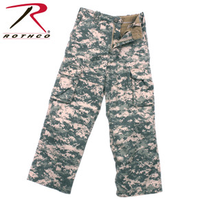 Rothco Kids Vintage Paratrooper Fatigue Pants ACU Digital Camo Size XS Rothco Kids Vintage Paratrooper Fatigue Pants ACU Digital Camo Size XS