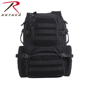 Rothco Multi-Chamber MOLLE Assault Pack Black Rothco Multi-Chamber MOLLE Assault Pack Black