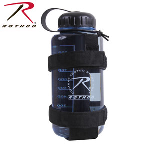 Rothco Lightweight MOLLE Bottle Carrier Black Rothco Lightweight MOLLE Bottle Carrier Black