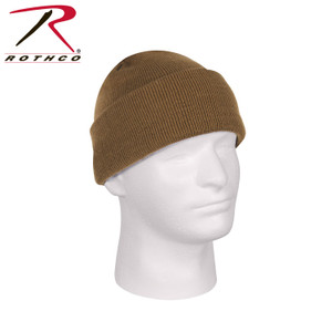 Rothco Deluxe Fine Knit Watch Cap Coyote Brown Size One Size Rothco Deluxe Fine Knit Watch Cap Coyote Brown Size One Size
