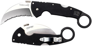 COLD CS-22KFS TIGER CLAW SERRATED 3" COLD CS-22KFS TIGER CLAW SERRATED 3"